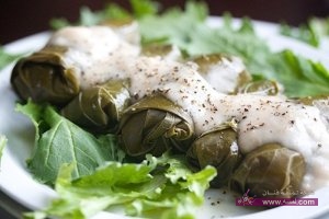 ورق العنب بالنعناع الأخضر