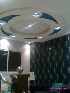 ديكورات جبسية لغرف الضيوف 2015