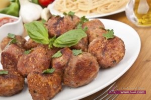 وصفة عمل كرات اللحم المفروم