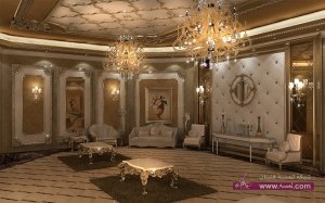 مجموعة من الجدران والأسقف الرائعة جبسيات خيالية