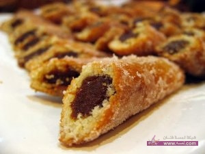 طريقة تحضير المعمول الحلزوني بالسميد