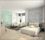 اجدد صيحات غرف نوم عصرية ديكورات غرف نوم بالوان هادئة 2015