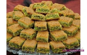 طريقه عمل معمول مد الفستق