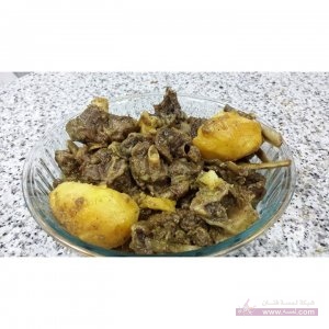 حنيد مع البطاطس