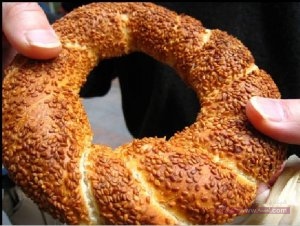 الكعك التركي بالعجينة الذهبية