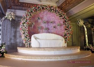 مجموعة تصميمات مختلفة لديكورات الكوشة 2016