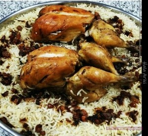 دجاج مع الازر