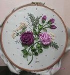 ابدعي بفن التطريز بشرائط الستان روعه  لمسة راقيه 2016