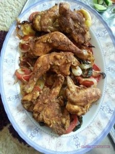 صينيه دجاج بالفرن