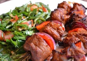 شيش طاووق على الطريقة التركية