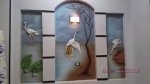 ابداع الرسم على الجدران جميل جدا