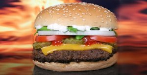 طريقة البرجر المنزلي