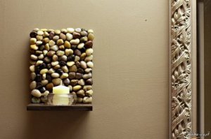 افكار ديكورات من الاحجار تحفه