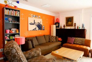 orange-living-room-design