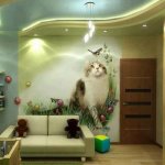 ورق الحائط بتصاميم ثلاثية الأبعاد2017