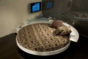 Leather-Round-Beds