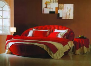 Modern-Bed-Bedroom-Round-Bed-V08-