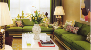 stunning-green-sofas-modern-elegant-accents-with-white-coffee-table-615x340
