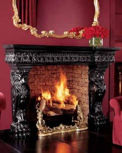 دفاية-جبس-باللون-الاسود-فى-الصالة-وفوقها-مراية-ملفتة-للنر-239x300