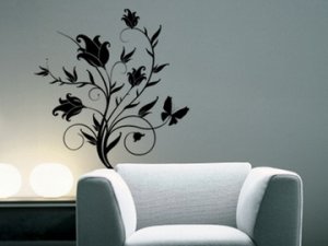 رسومات-للإنتريهات-علي-شكل-وردة-باللون-الأسود-لجدران-وحوائط-الفيلل-والشقق-والمنزل