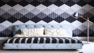 ورق-الحائط-فى-غرف-النوم-باللون-أبيض-وأسود-رائع-300x169