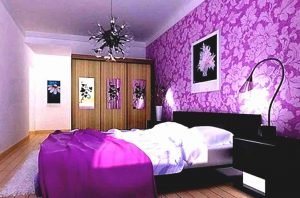 ورق-الحائط-فى-غرف-النوم-باللون-الموف-300x198