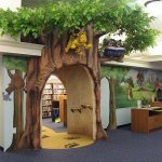 افكار جمالية بديعة جدا ومفيدة للاشجار  اضافت جمالا فوق جمالها