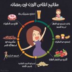 مفاتيح انقاص الوزن في رمضان