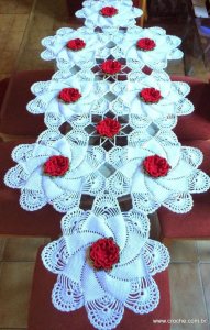 مفارش طاولات من  الصوف