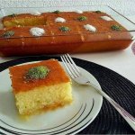 بسبوسه البرتقال بسبوسه البرتقال