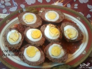 بالصور كفته اللحم بالبيض طريقه عمل كفته اللحم بالبيض بالفرن