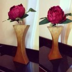 ديكورات خشبيه مزهريات مع ورد صناعي  وشموع وقاعده للاشجار تحفة لتزين غرفتك