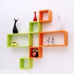 رفوف الحائط اشكال تحفه