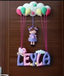 افكار لطيفه لتزيين ابواب غرف البنوتات    