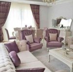 طاولات طعام مع كنب روعة التصميمات و تناسق الألوان 