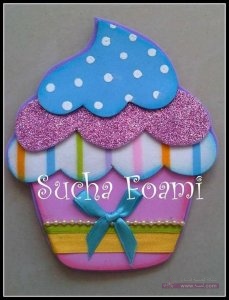 صور لأشكال بالفوم على الثلاجه