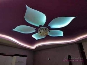 لمسات من هندسة التصميم الداخلي جبسيات والديكور