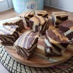 كيكة الزيبرا كيكة الزيبرا