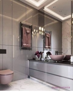 حمامات منظمة ومرتبة ومبهجة