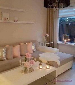 ديكورات كلها رقة وهدوء