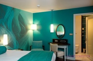 ديكورات باللون التركوازي