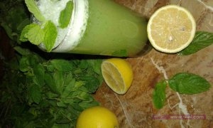 عصير ليمون نعناع المنعش فرش