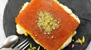 كنافة بالجبنة العكاوي بالطريقة الفلسطينية