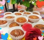 ميني كب بسبوسه باللوز