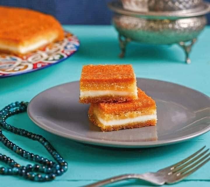 كنافة بالقشطة كنافة بالقشطة