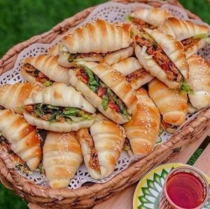 كرواسون مالح بدون عجين مورق  # رمضان