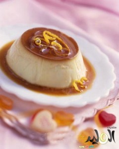 كريم كراميل بالعسل والموز