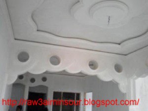 ديكورات جبس 2013 ديكورات جبسية للصالات وغرف النوم ديكورات جبس