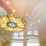 اسقف جبسية وورق جدران جذابة بالوان رائعه ومميزة2014