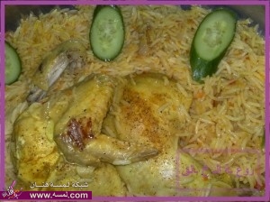 رز مضغوط   رز بالدجا ح البصل المدفون  أكلات شعبية  اطباق شرقية